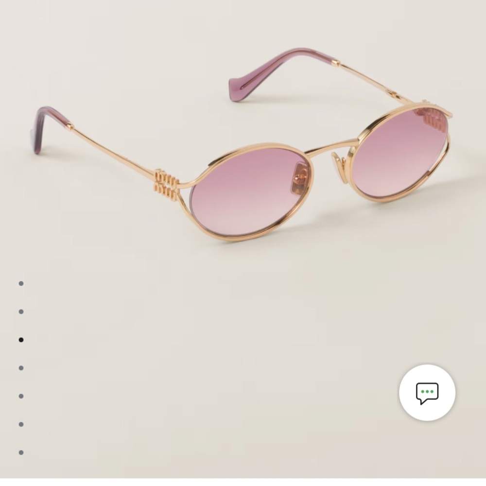 Miu Miu logo sunglasses - Picture 9 of 11